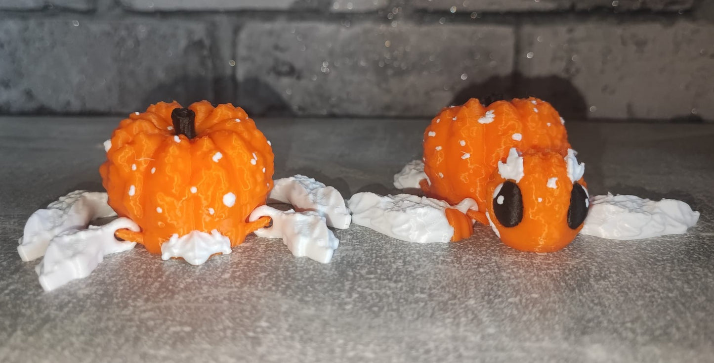 Art 0206 Schildkröte Deko| 3D-gedruckt |8,5*8,5cm lang/breit | PLA orange weiß Deko Home Geschenk