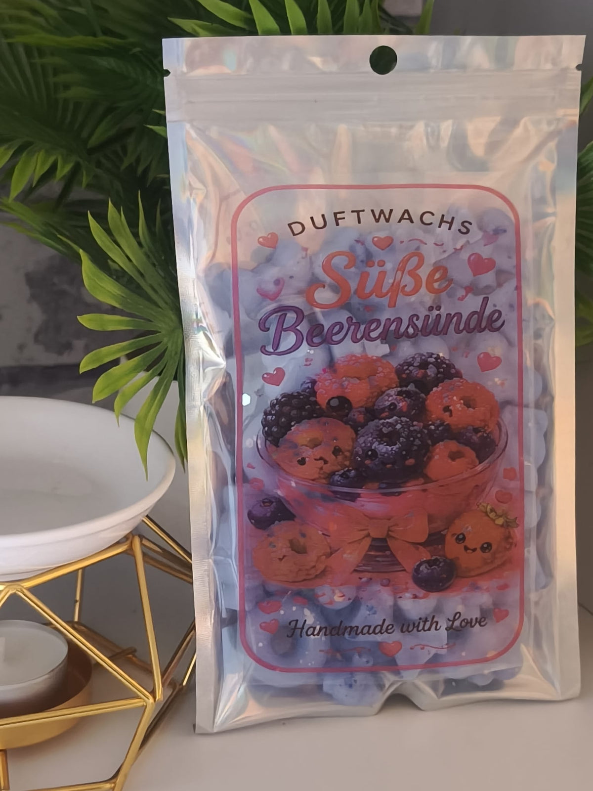 Duftwachs - Wax Melt - Süße Beerensünde - Wolken und Bonbons - Art.Nr. W-0024a