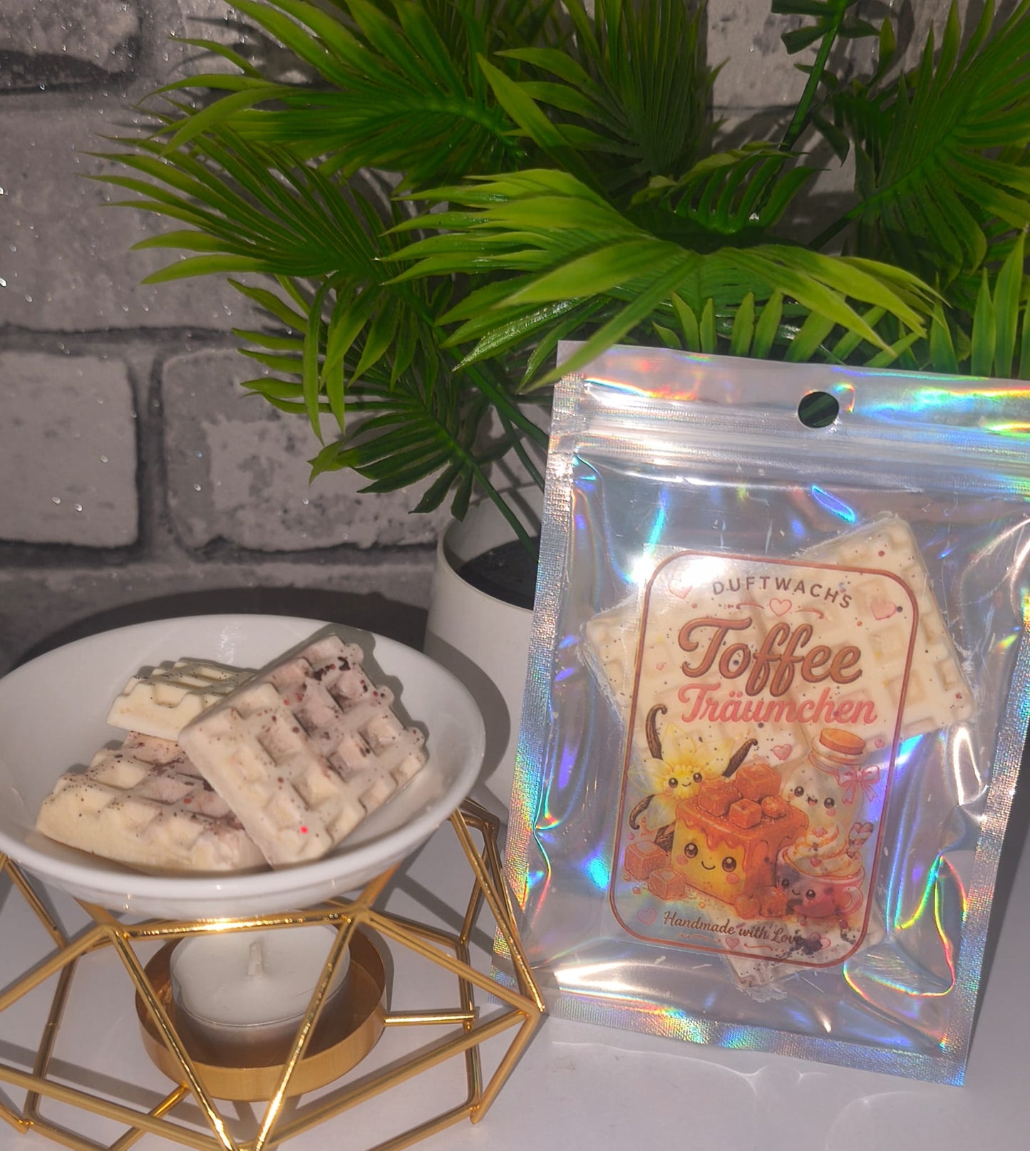 Duftwachs - Wax Melt - Toffee Träumchen - kleine Waffeln - Art.Nr. W-0017a