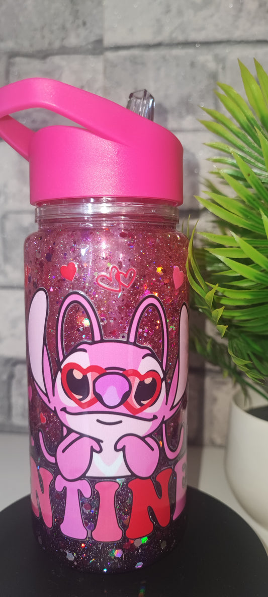 Kleine Flasche mit UV Dtf Aufkleber