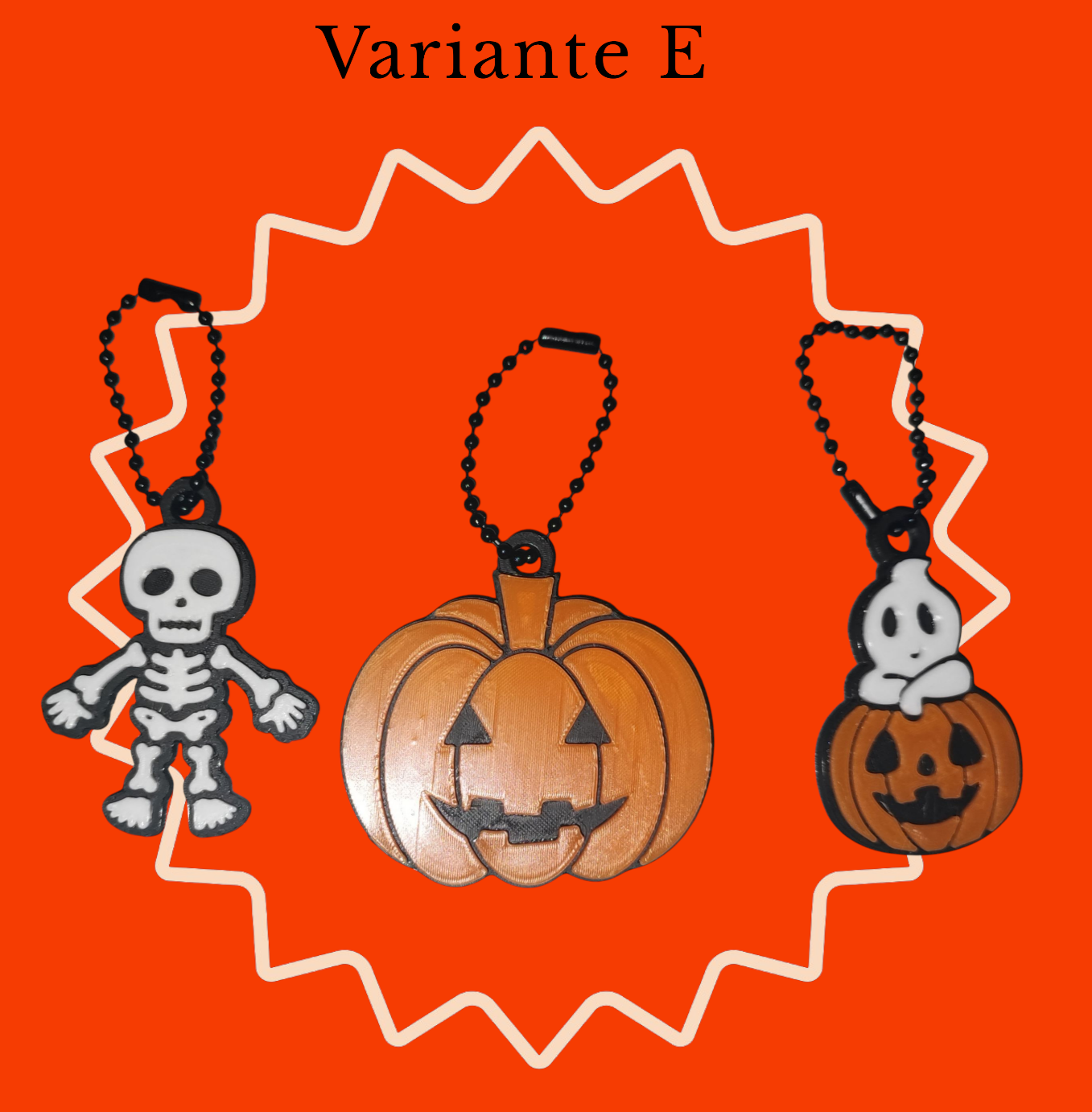 Verschiedene Schlüsselanhänger Sets Halloween