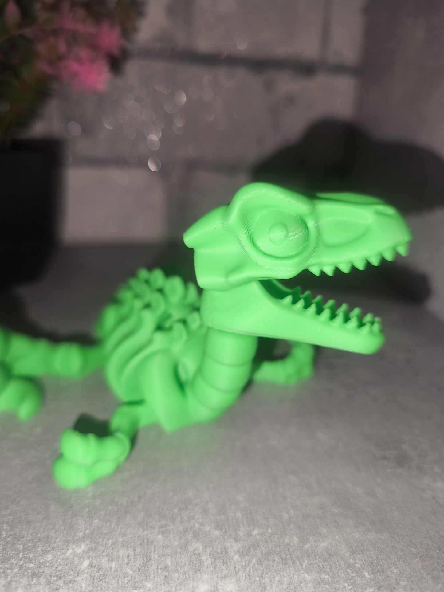Art Nr 0423 Velociraptor | 3D-gedruckt| ca. 12cm hoch | PLA Deko & Geschenk für Fantasy-Fans