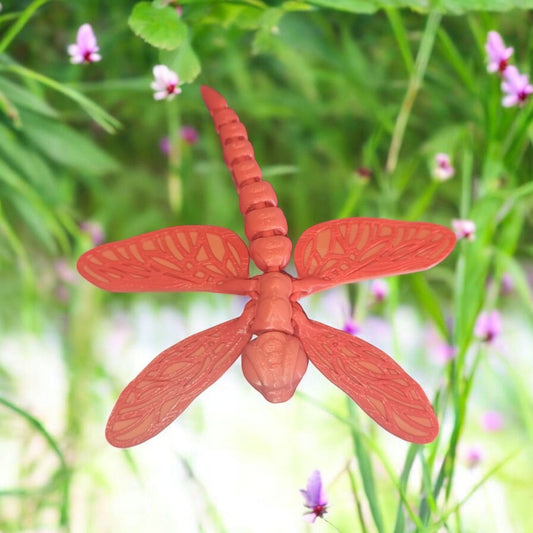 Art 053 Flexi Libelle | 3D-gedruckte bewegliche Libelle | ca. 12,5 cm lang | Flügelspannweite 13 cm | PLA Farbverlauf Deko & Geschenk für Fantasy-Fans Art 053