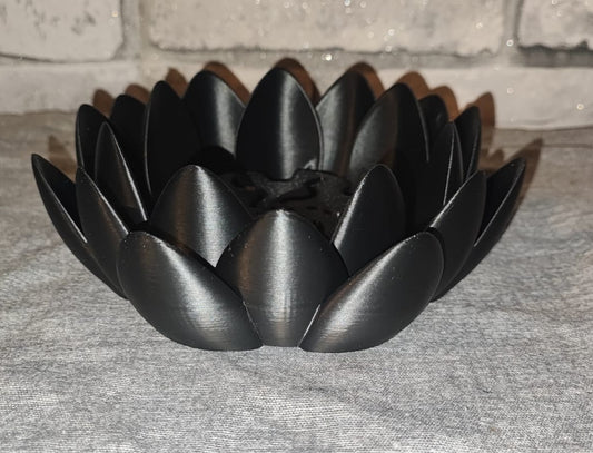 Art 0153 Selbstjustierende Seerose| 3D-gedruckt| 5*15cm | PLA schwarz Deko Home Geschenk Art 0153