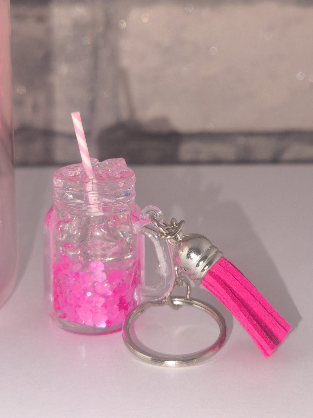 Bundle Muttertagsgeschenk| Kunststoffbecher mit UV Dtf Aufkleber inkl Strohhalm - Schlüsselanhänger |Art Nr 0401h