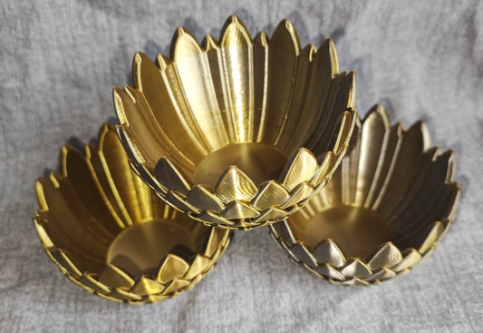 Art 0130 Drachenschuppen Teelichthalter| 3D-gedruckt| 5*8cm | PLA Seiden gold silber Deko Home Geschenk Art 0130