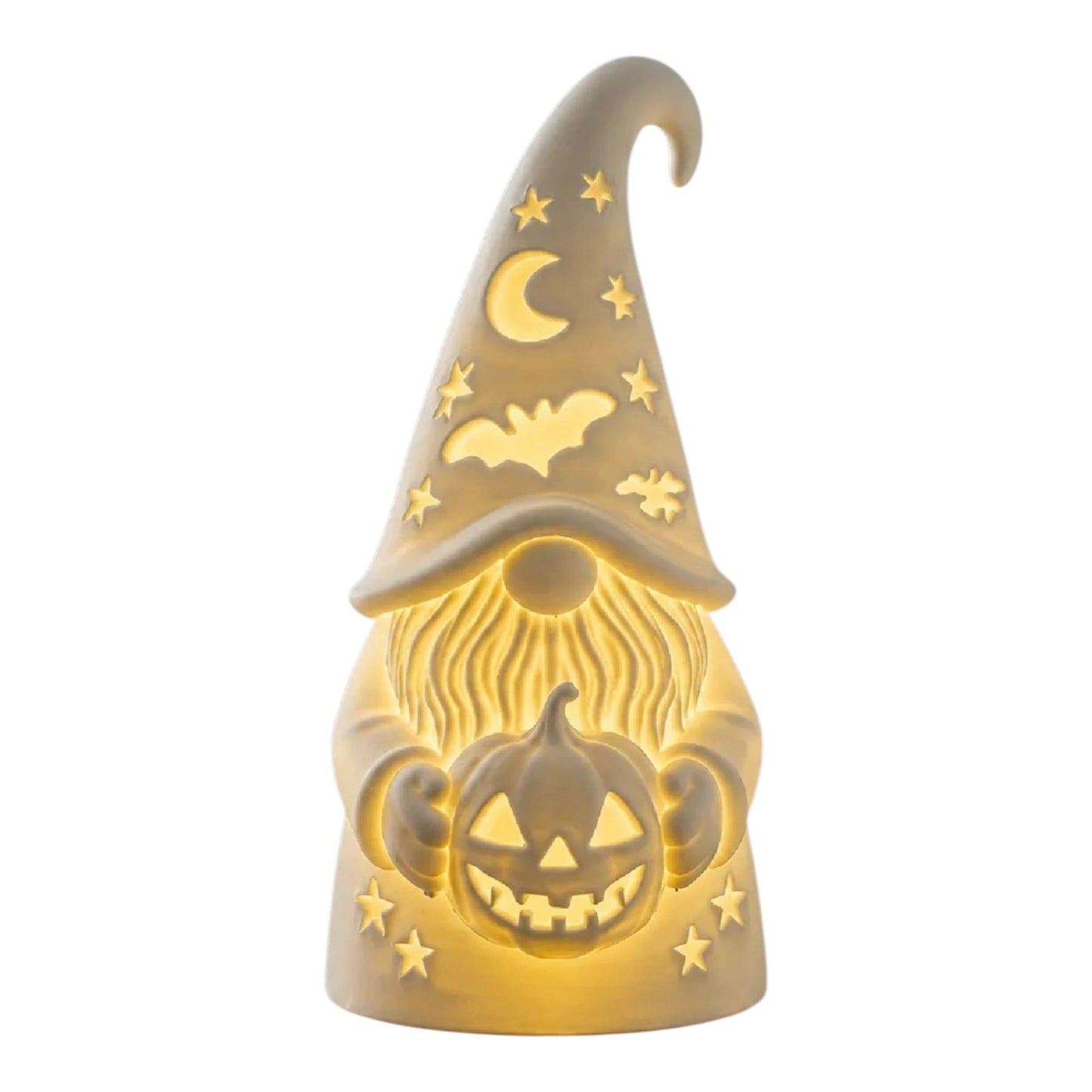 Halloween Wichtel – leuchtende Kürbis-Deko - 3D gedruckt - Dekoartikel Art Nr. E-0010