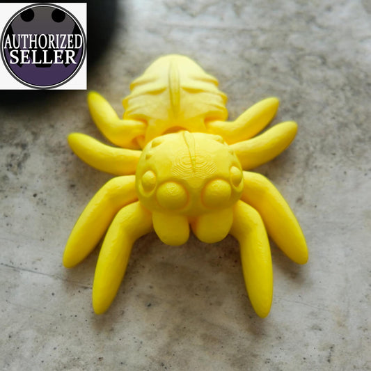 XL Flexi Spinne| 3D-gedruckt| ca 18,0 lang*16,2cm breit | PLA lila Deko & Geschenk für Fantasy-Fans Art 0392