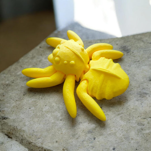 XL Flexi Spinne| 3D-gedruckt| ca 18,0 lang*16,2cm breit | PLA lila Deko & Geschenk für Fantasy-Fans Art 0392
