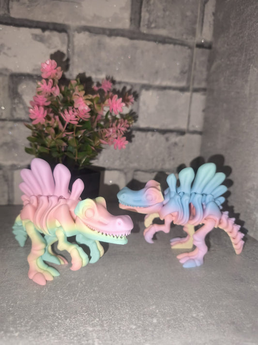 Art Nr 0421 Skelett Spinosaurus| 3D-gedruckt| ca. 10,5cm hoch | PLA Deko & Geschenk für Fantasy-Fans