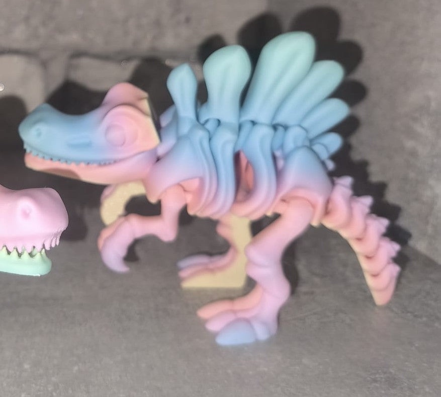 Art Nr 0421 Skelett Spinosaurus| 3D-gedruckt| ca. 10,5cm hoch | PLA Deko & Geschenk für Fantasy-Fans