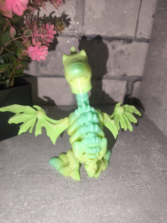 Art Nr 0413 Skelett Flugsaurier | 3D-gedruckt| ca. 11cm hoch | PLA Deko & Geschenk für Fantasy-Fans