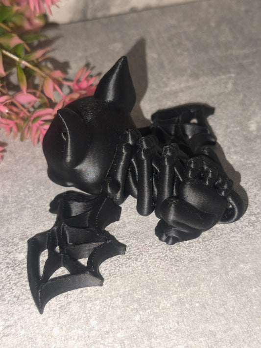 Art Nr 0426 Skellett Fledermaus| 3D-gedruckt| ca.12cm breit | PLA Deko & Geschenk für Fantasy-Fans