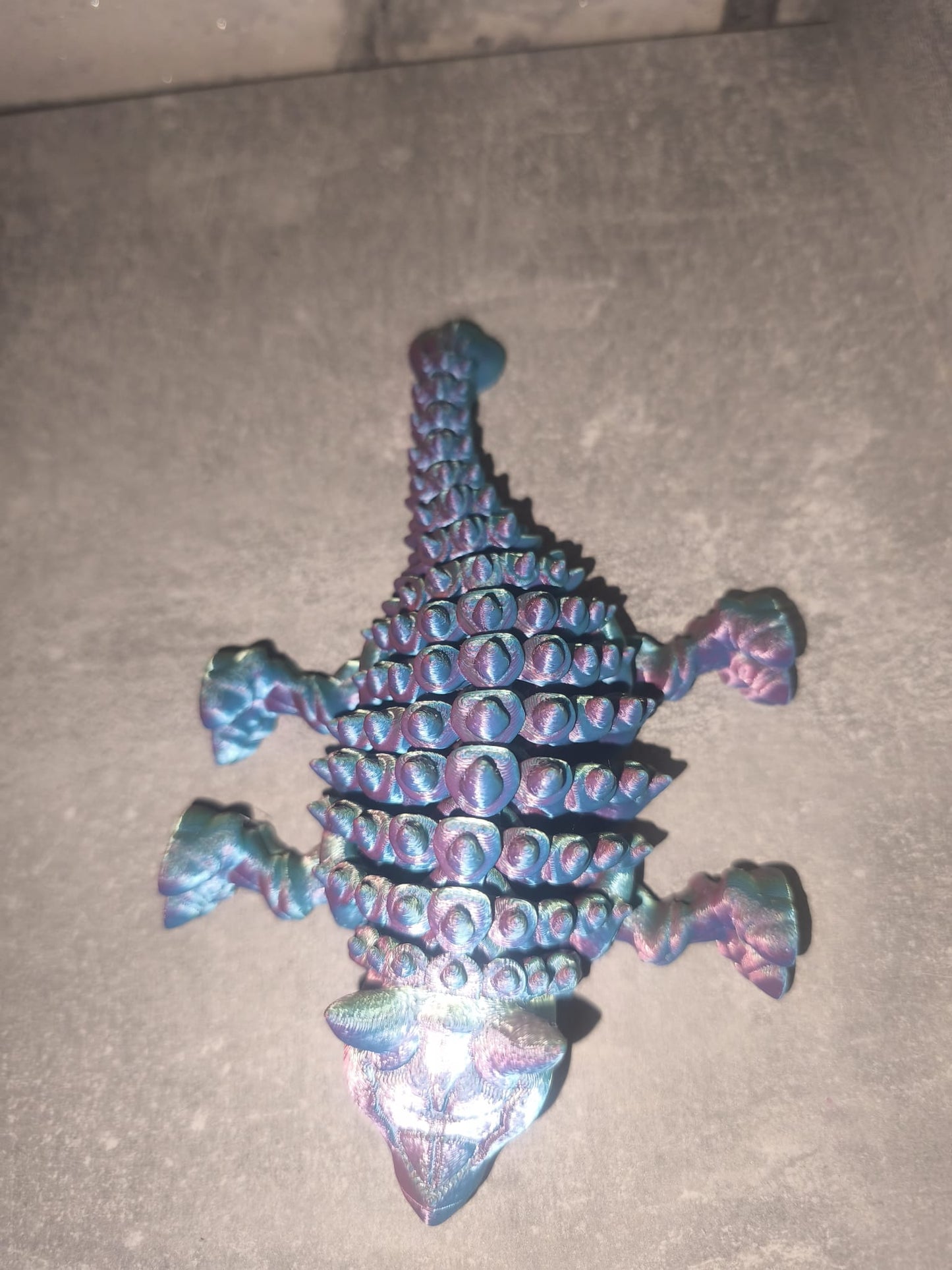 Art Nr 0420 Ankylosaurus | 3D-gedruckt| ca. 6,5cm hoch *17cm hoch | PLA Deko & Geschenk für Fantasy-Fans