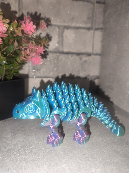 Art Nr 0420 Ankylosaurus | 3D-gedruckt| ca. 6,5cm hoch *17cm hoch | PLA Deko & Geschenk für Fantasy-Fans