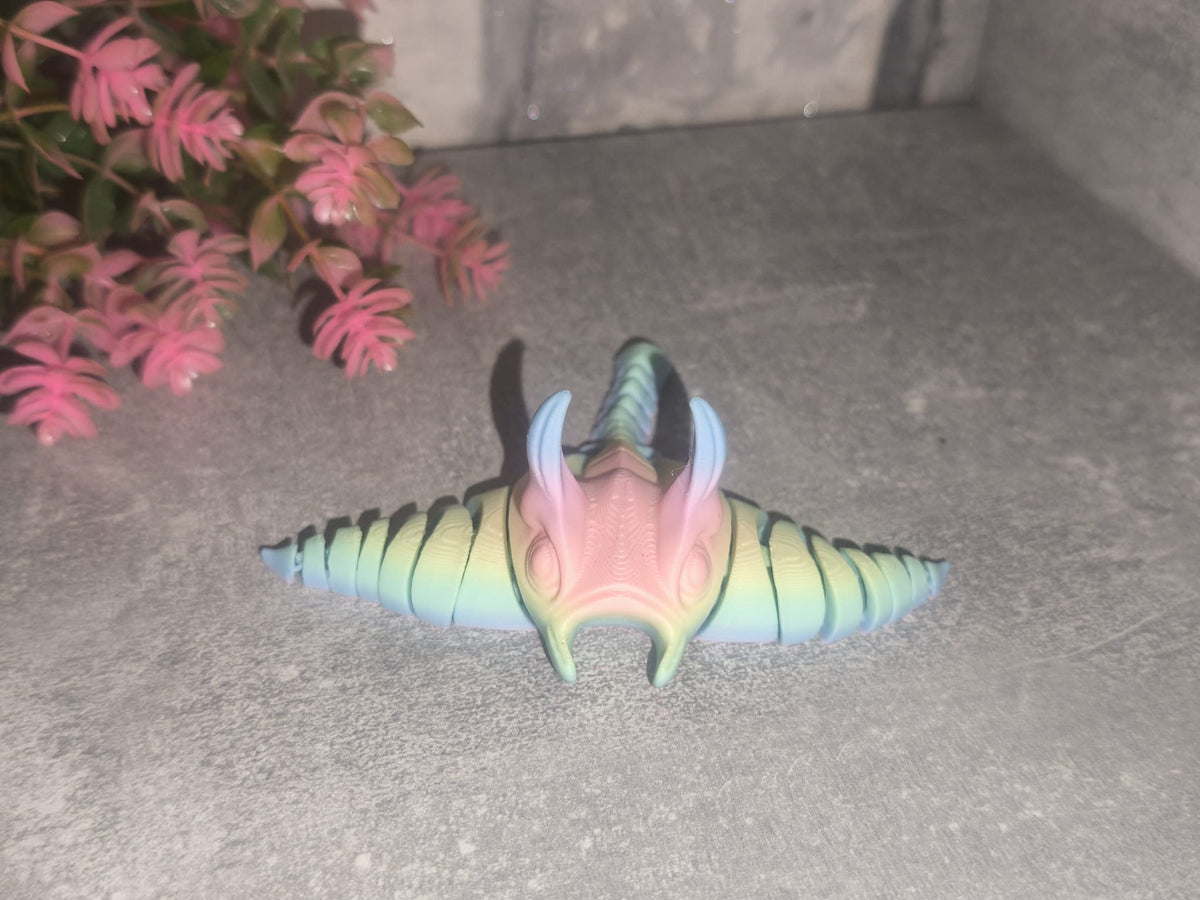 Art Nr 0415 Mantarochen| 3D-gedruckt| ca. 8,5cm lang | PLA Deko & Geschenk für Fantasy-Fans