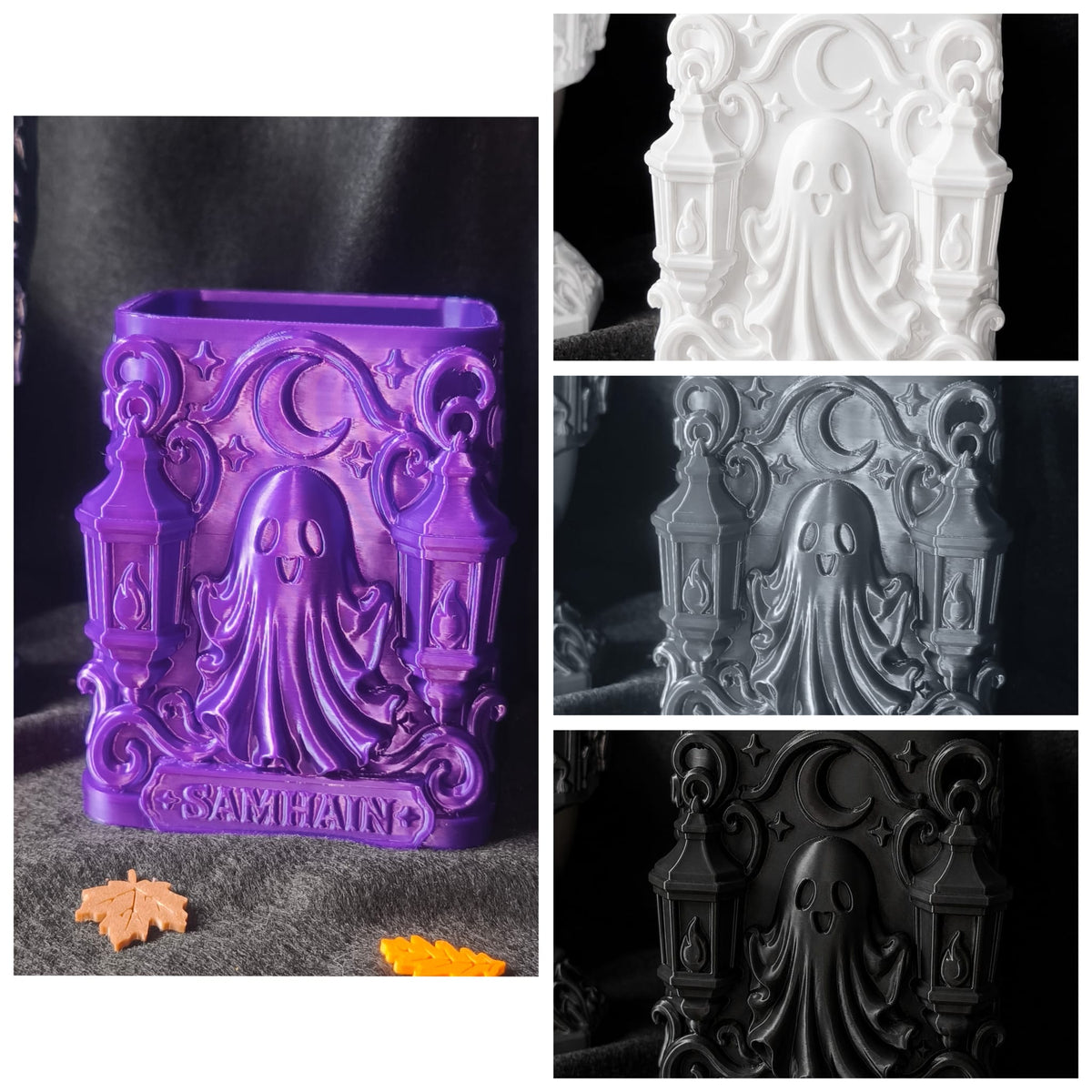 Geister Organizer - 11,5cm Höhe - 8*6cm Durchmesser - Farbauswahl - 3D gedruckt - Dekoartikel Art Nr. E-0003