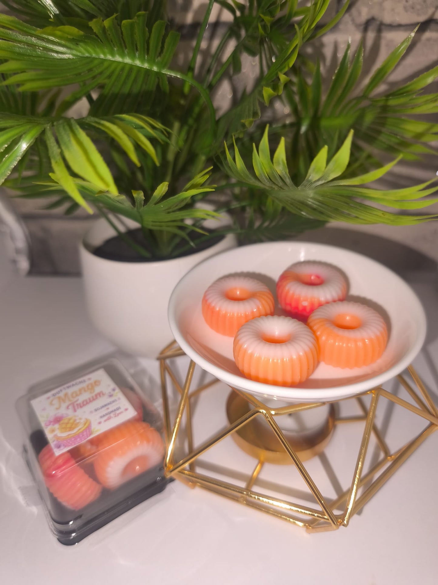 Duftwachs - Wax Melt - Mango Traum- Kuchenförmchen - Art.Nr. W-0029a