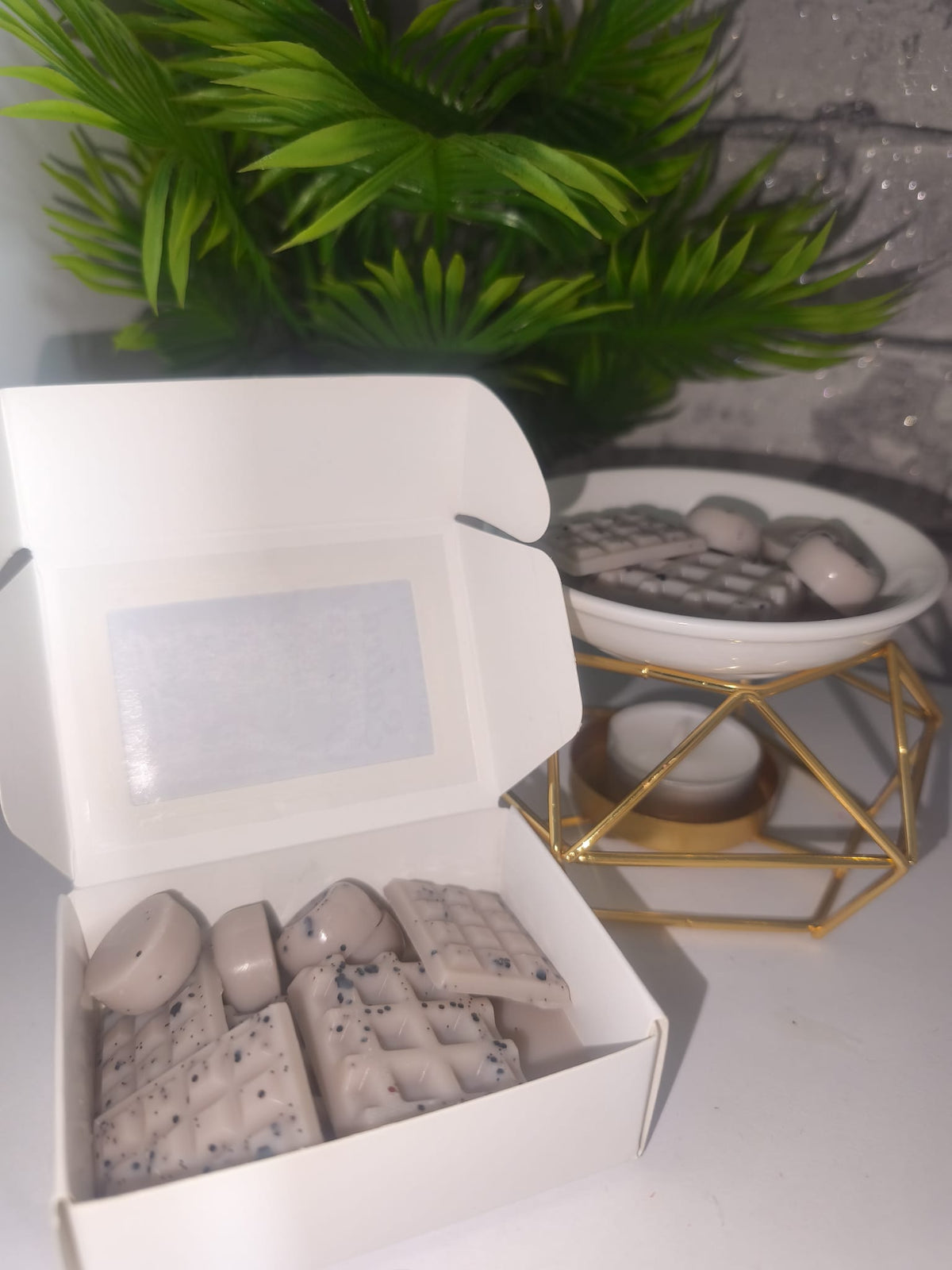 Duftwachs - Wax Melt - Salted Caramel - Waffeln und Mini Donuts - Art.Nr. W-0026a