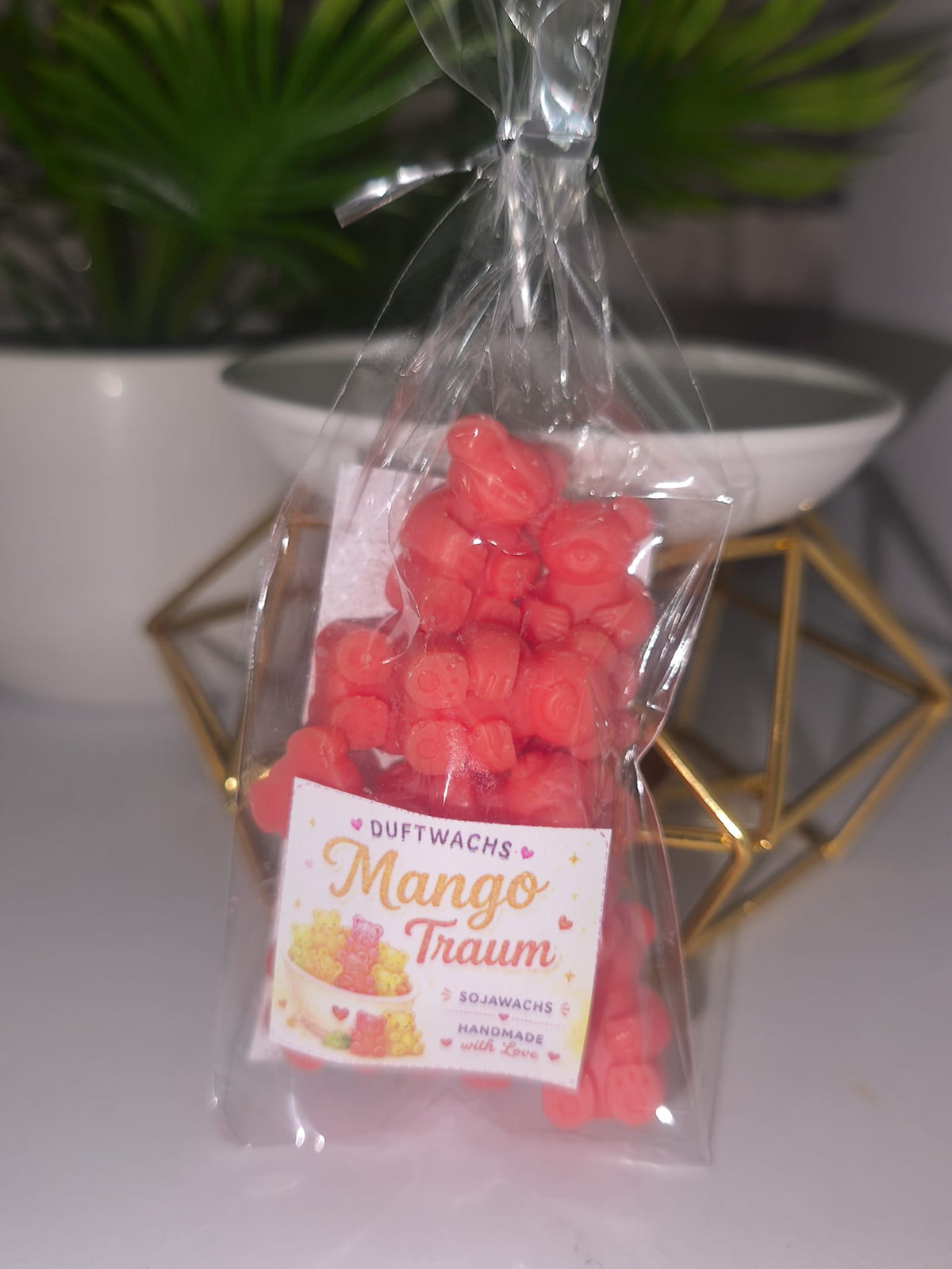 Duftwachs - Wax Melt - Mango Traum- Bärenformen - Art.Nr. W-0029b