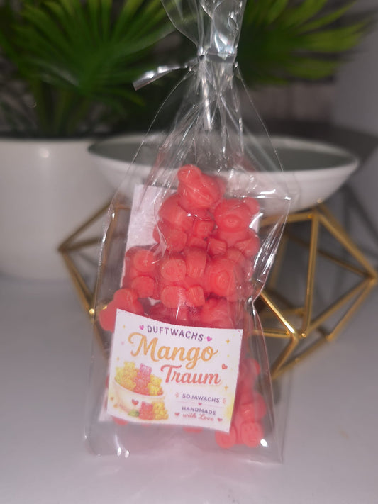 Duftwachs - Wax Melt - Mango Traum- Bärenformen - Art.Nr. W-0029b