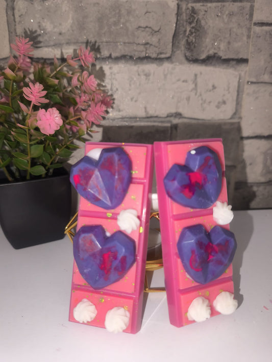Duftwachs - Wax Melt - Jasminzauber - SnapBar mit Herzen  - Art. Nr. W-0041b
