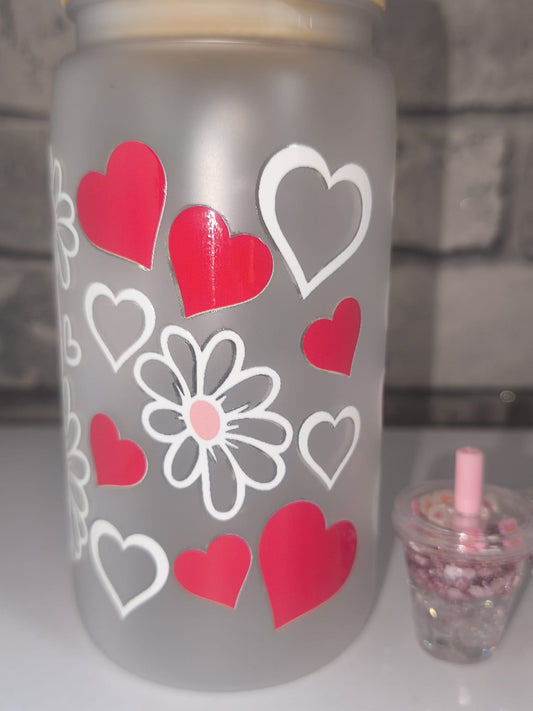Bundle Muttertagsgeschenk| Kunststoffbecher mit UV Dtf Aufkleber inkl Strohhalm - Schlüsselanhänger |Art Nr 0401d