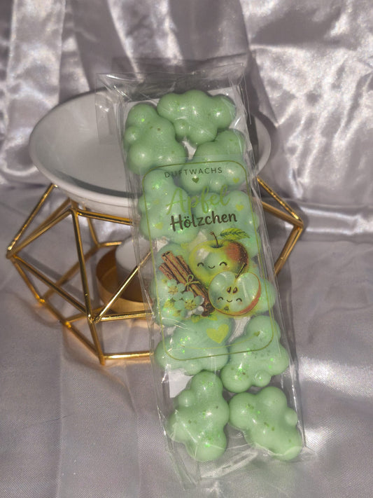 Duftwachs - Wax Melts - Apfel Hölzchen - kleine Wölkchen - Art.Nr. W-0010c