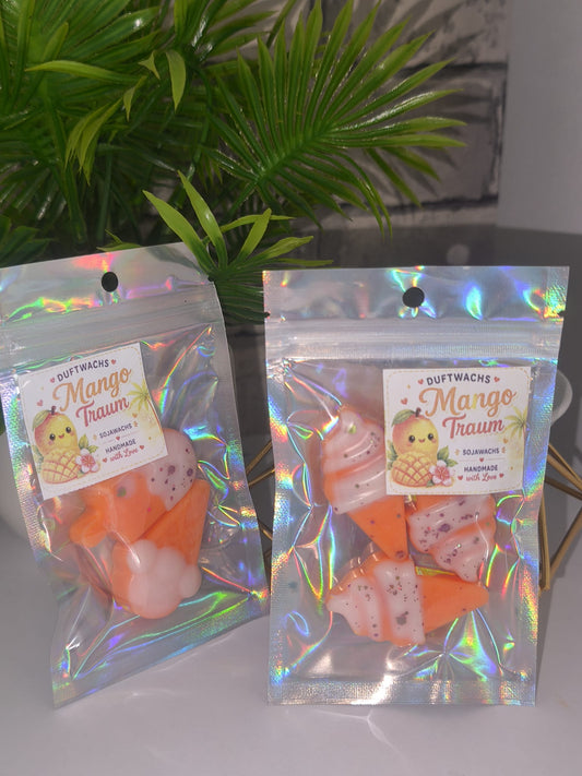 Duftwachs - Wax Melt - Mango Traum- Eisformen - Art.Nr. W-0029d