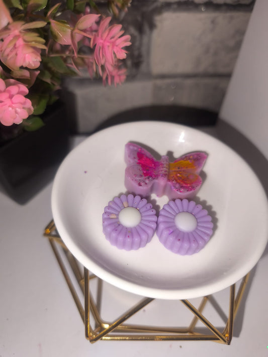 Duftwachs - Wax Melt - Schmetterlingstraum - Schmetterlinge und Blumen - Art. Nr. W-0034a