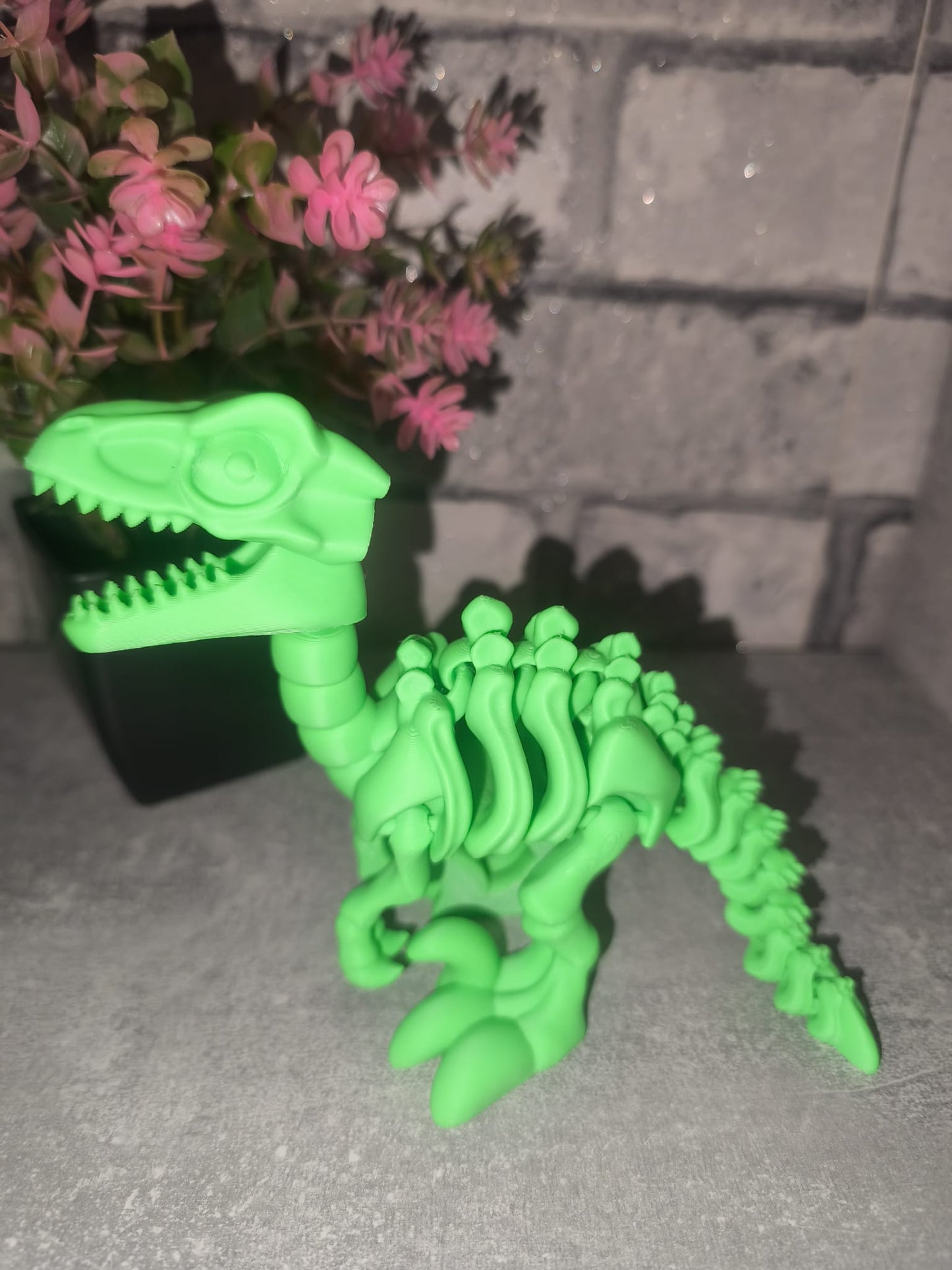 Art Nr 0423 Velociraptor | 3D-gedruckt| ca. 12cm hoch | PLA Deko & Geschenk für Fantasy-Fans