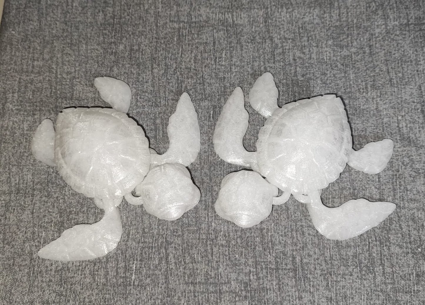 Art 0122 Nachtsleuchtend Schildkröte Deko| 3D-gedruckt | 10cm lang | PLA Nachtsleuchtend Farbverlauf Deko Home Geschenk Art 0122