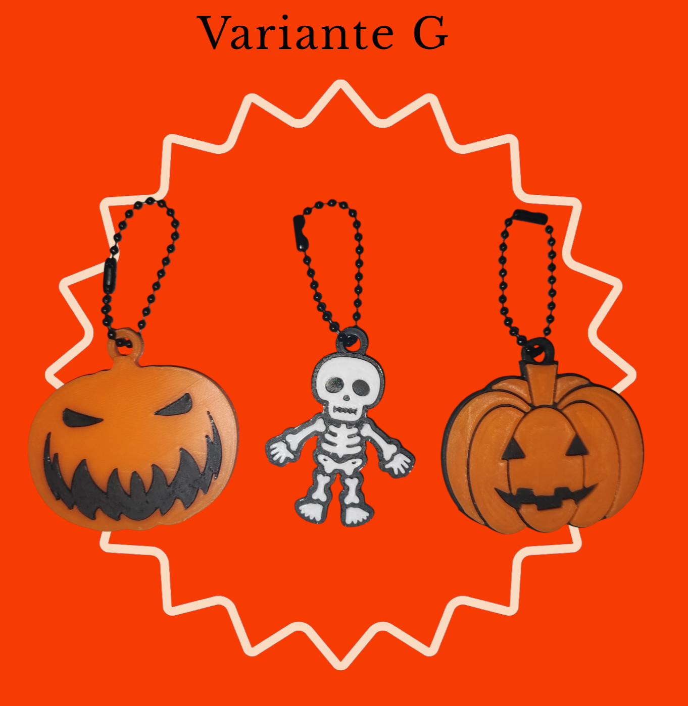 Verschiedene Schlüsselanhänger Sets Halloween