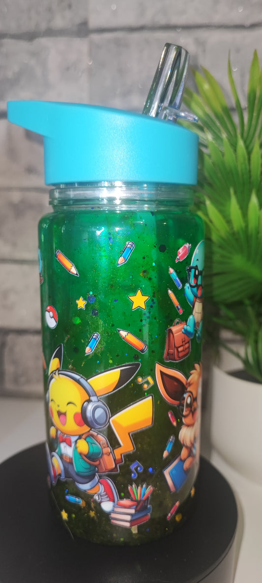 Kleine Flasche mit UV Dtf Aufkleber