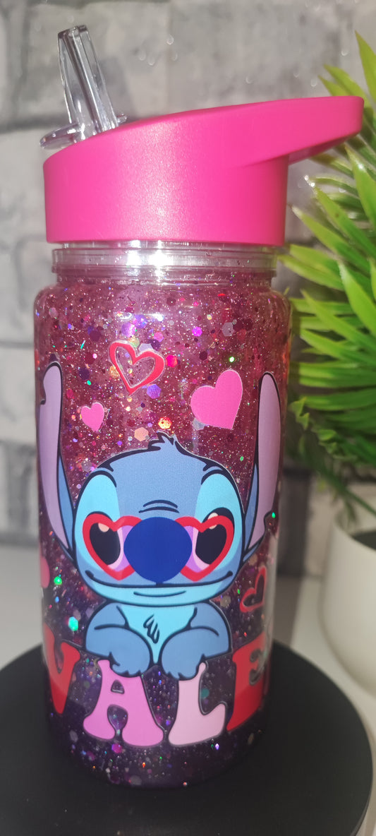 Kleine Flasche mit UV Dtf Aufkleber