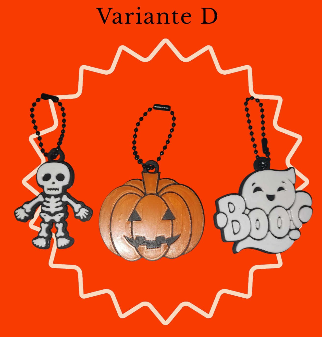 Verschiedene Schlüsselanhänger Sets Halloween