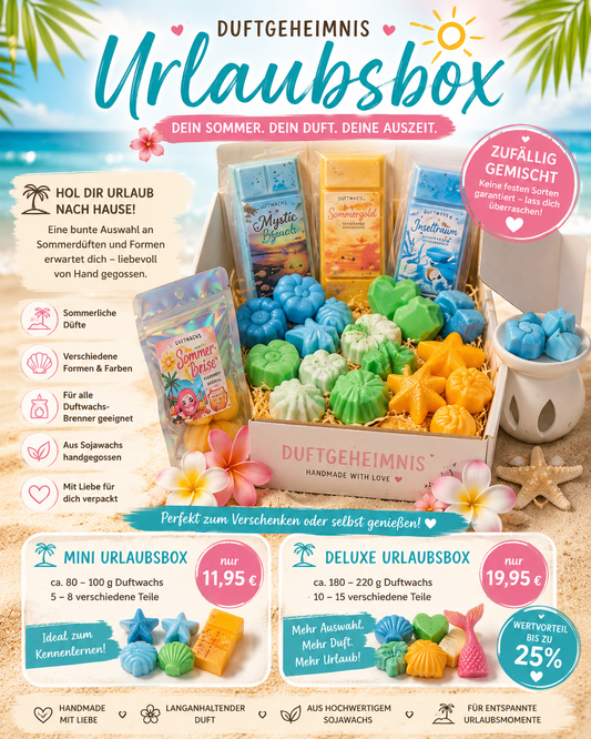 Duftgeheimnis Urlaubsbox - Wax Melts - Duftwachs
