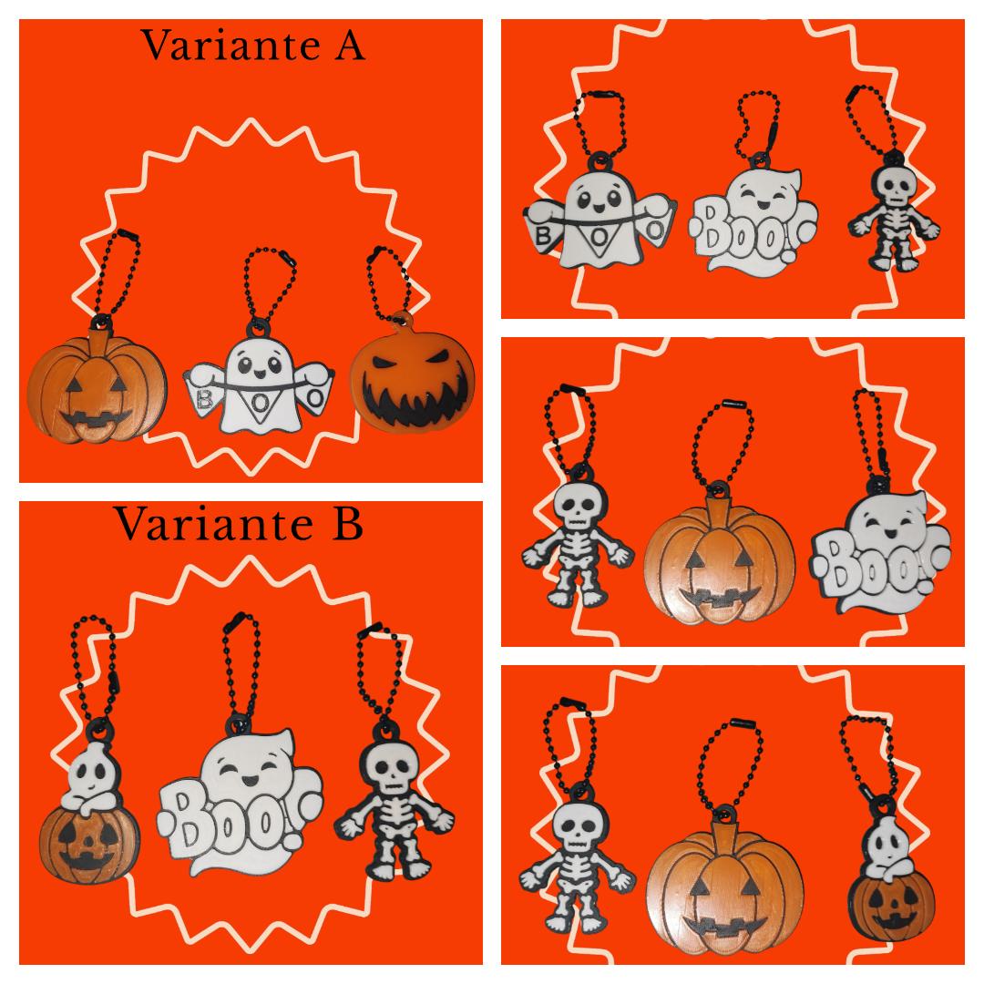 Verschiedene Schlüsselanhänger Sets Halloween