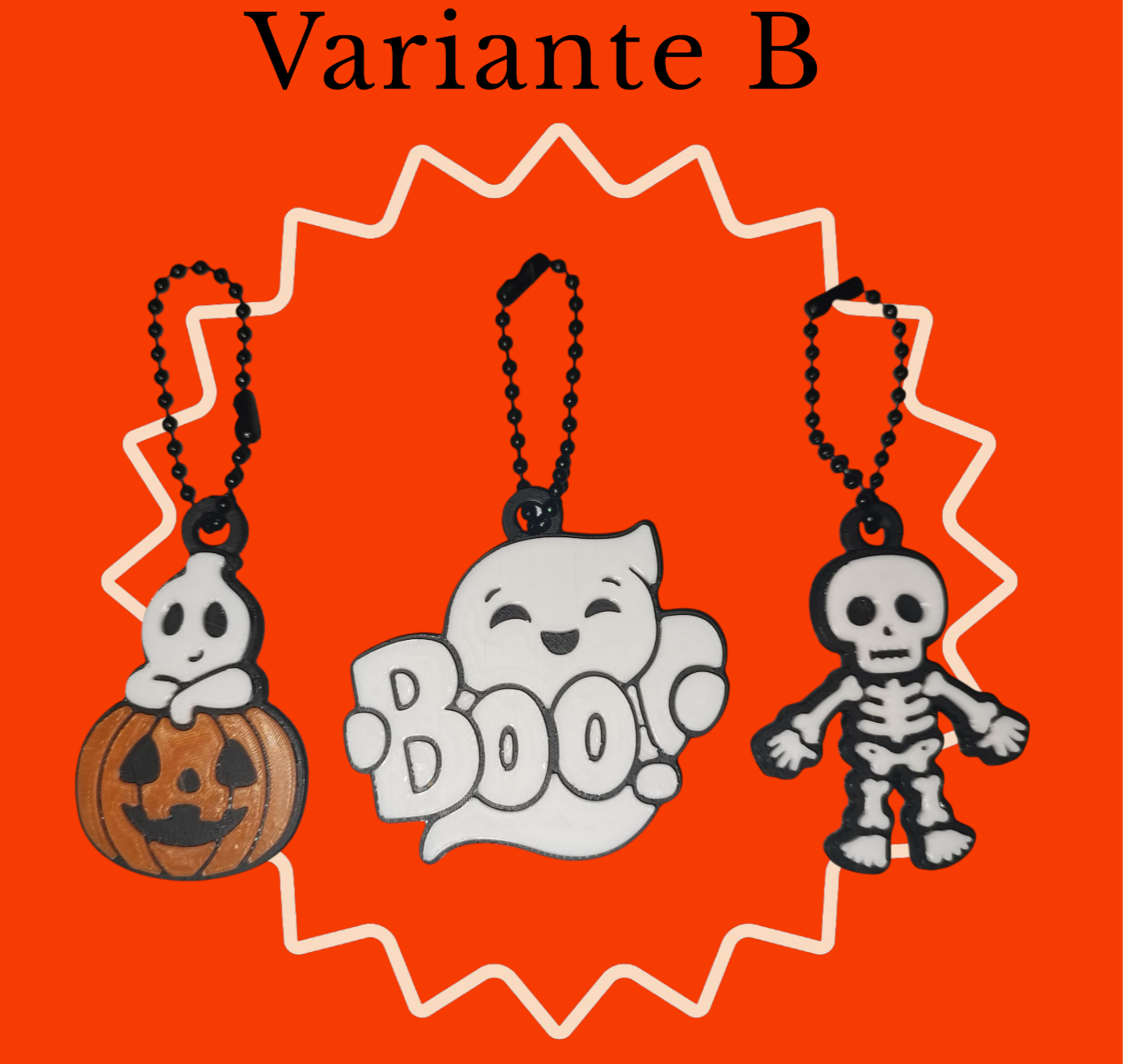 Verschiedene Schlüsselanhänger Sets Halloween